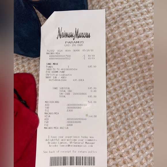 Christian Louboutins 100mm pumps blue suede - Picture 9 of 10